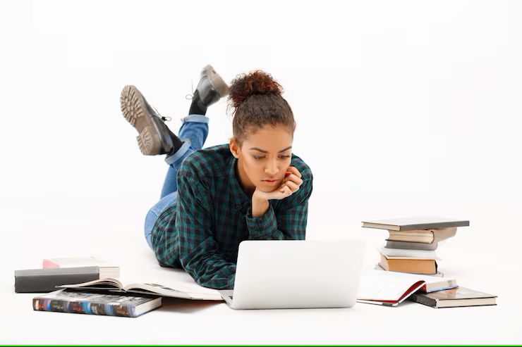 Girl on laptop